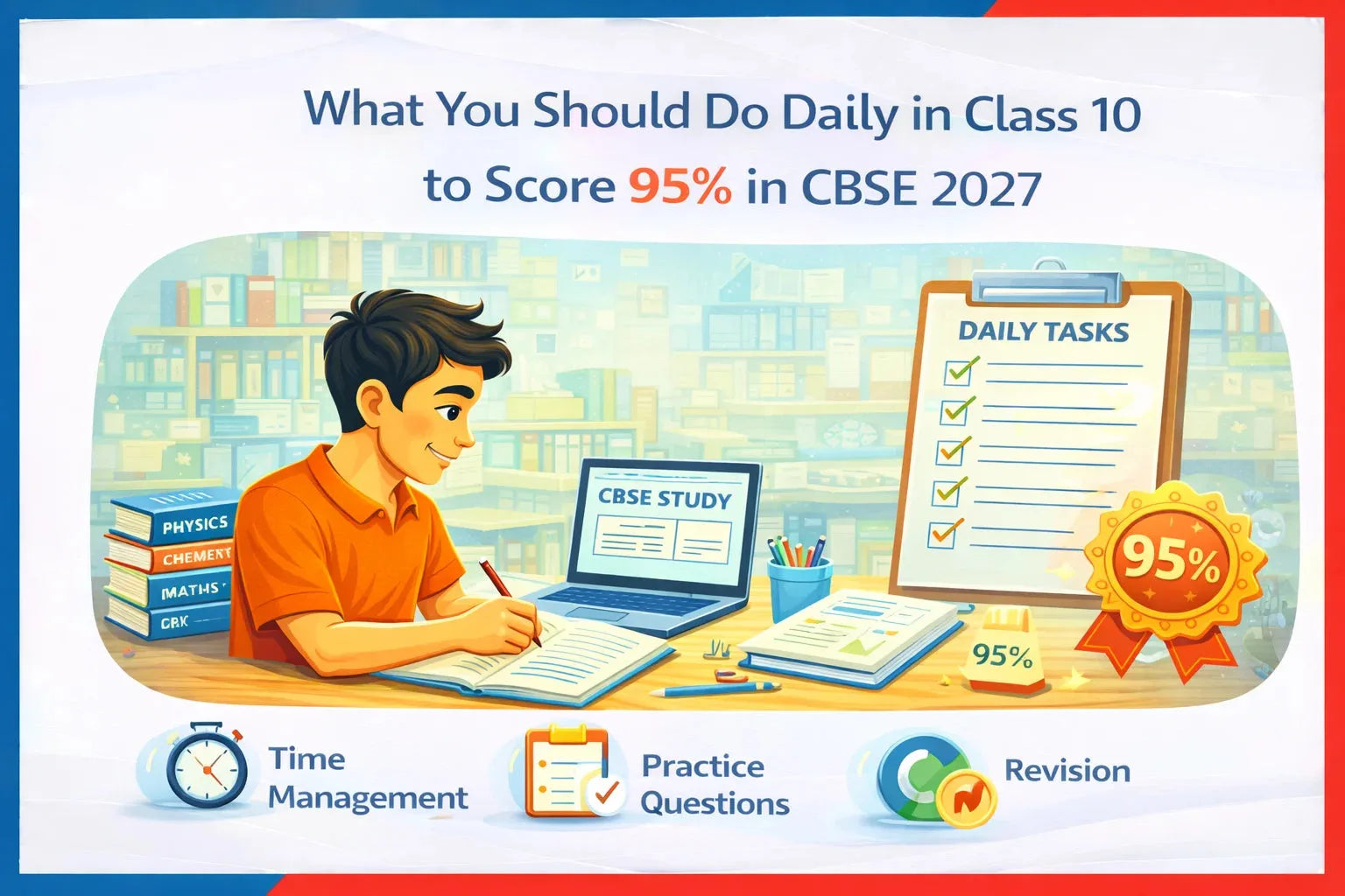 What You Should Do Daily in Class 10 to Score 95% in CBSE 2027?
