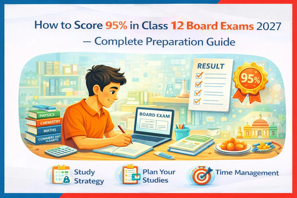 How to Score 95% in Class 12 Board Exams 2027? Complete Preparation Guide