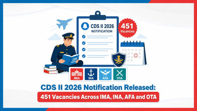 CDS II 2026 Notification Released: 451 Vacancies Across IMA, INA, AFA and OTA