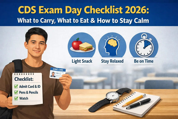 CDS Exam Day Checklist 2026: What to Carry, What to Eat & How to Stay ...