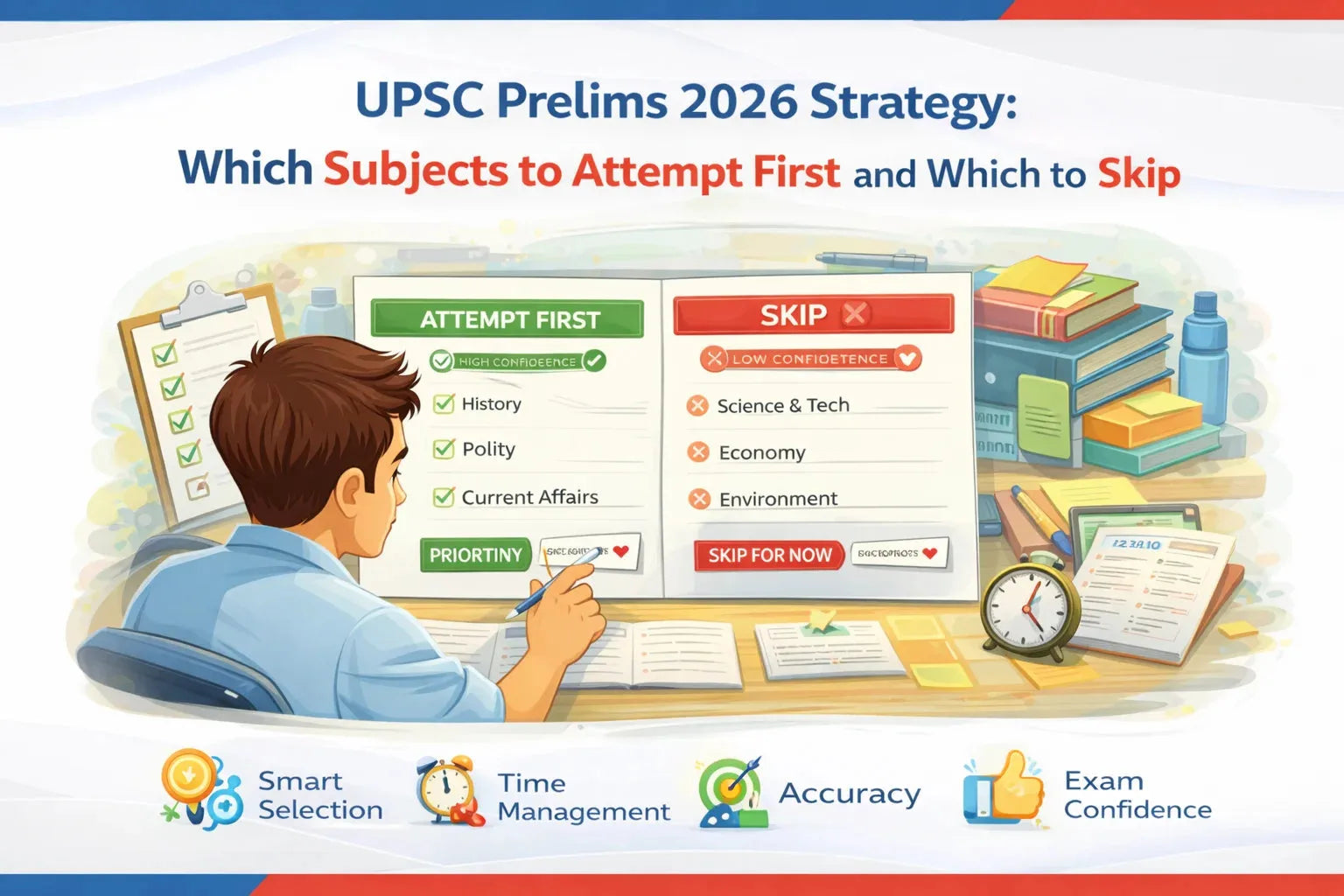 UPSC Prelims 2026 Strategy: Which Subjects to Attempt First and Which to Skip