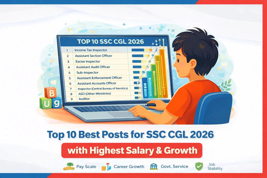 Top 10 Best Posts for SSC CGL 2026 with Highest Salary & Growth