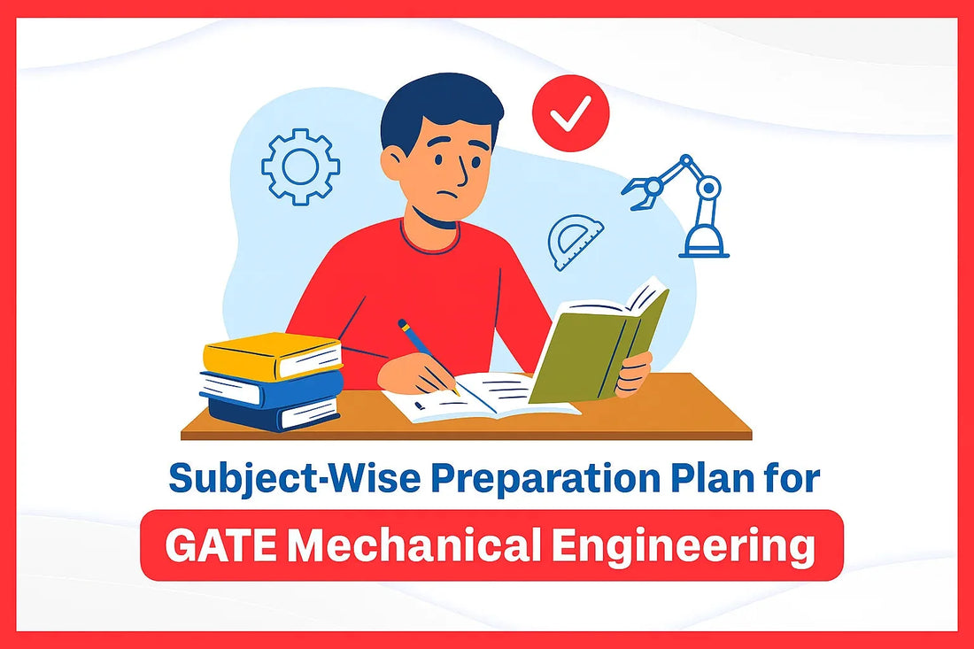 Subject-Wise Preparation Plan for GATE Mechanical Engineering