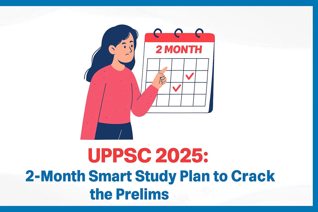 UPPSC 2025: 2-Month Smart Study Plan to Crack the Prelims