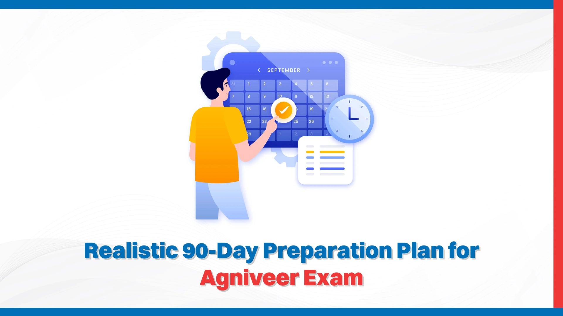 Realistic 90-Day Preparation Plan for Agniveer Exam