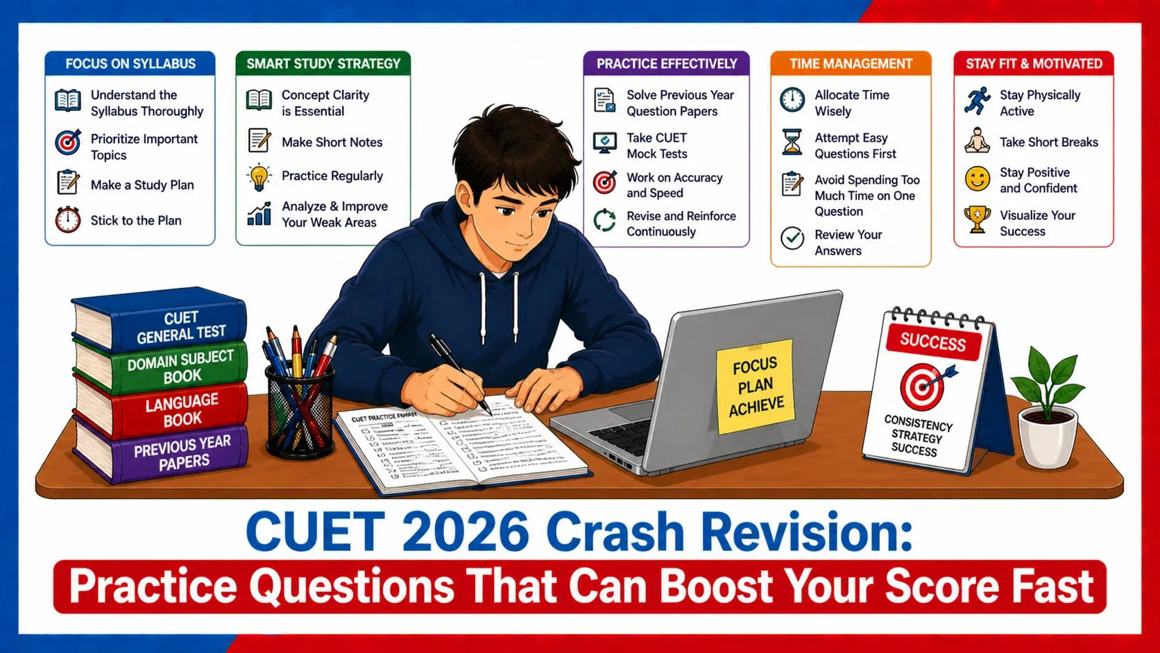 CUET 2026 Crash Revision: Practice Questions That Can Boost Your Score Fast