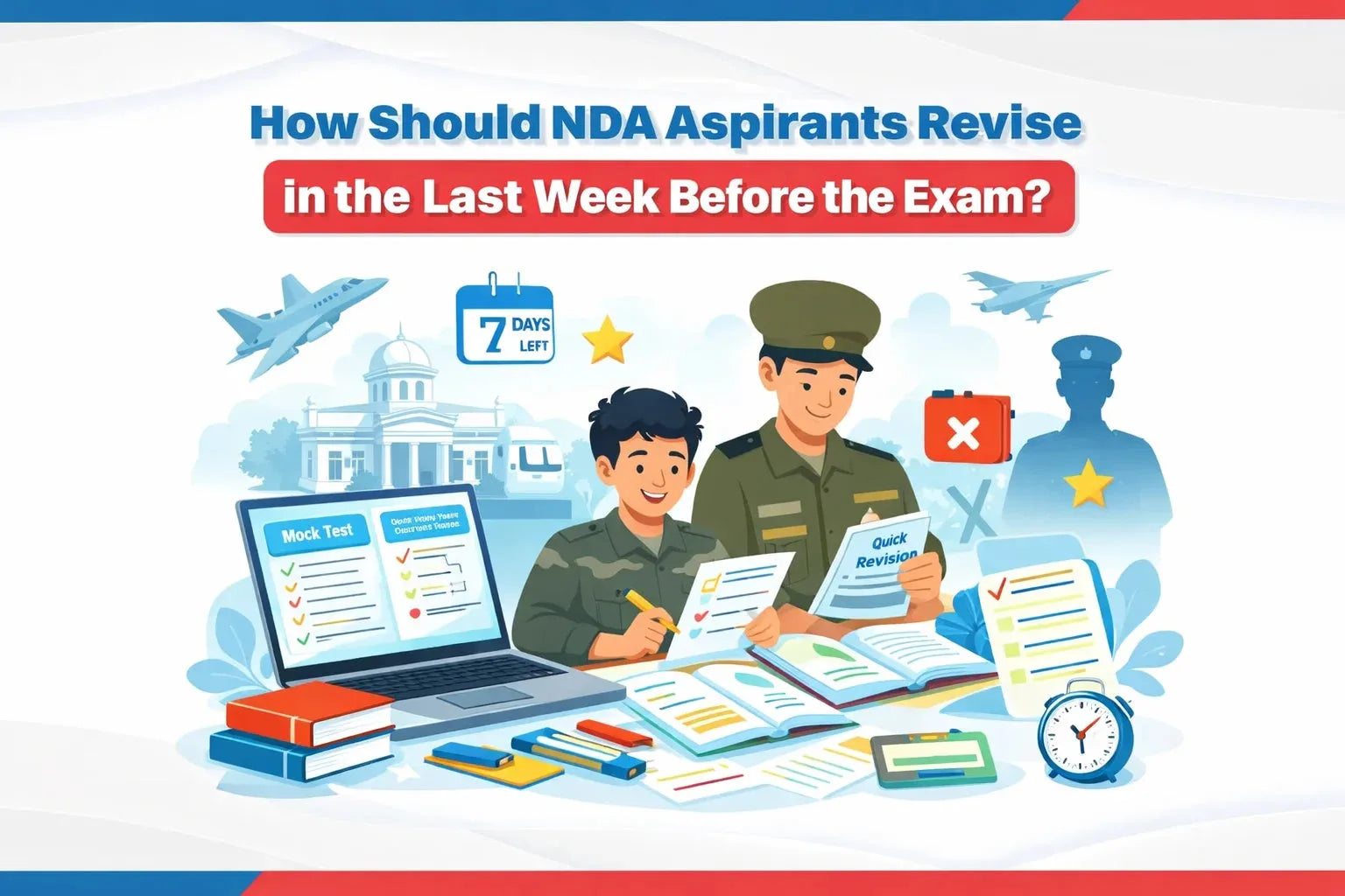 NDA 2026 Last Week Strategy: What to Revise & What to Skip