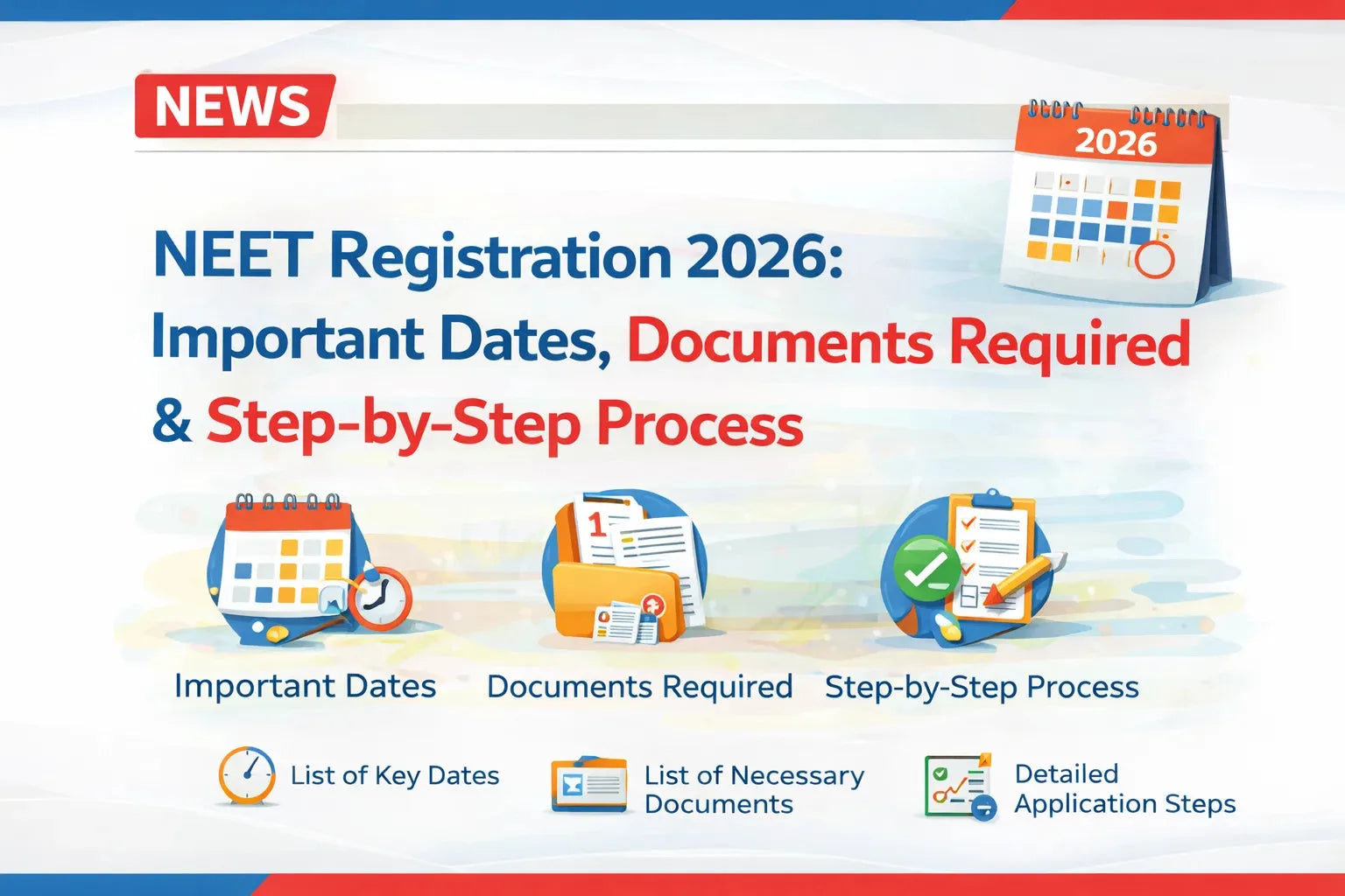 NEET Registration 2026: Important Dates, Documents Required & Step-by-Step Process
