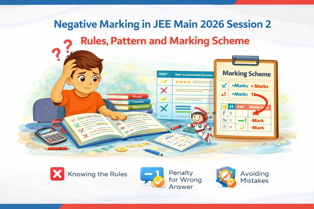 Negative Marking in JEE Main 2026 Session 2: Rules, Pattern and Marking Scheme
