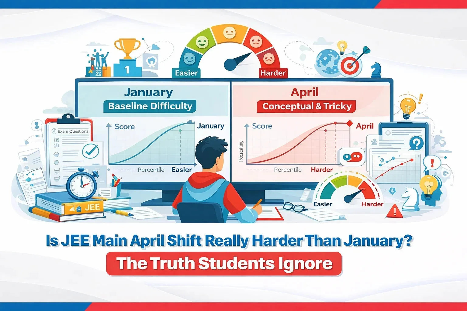 Is JEE Main April Shift Really Harder Than January? The Truth Students Ignore
