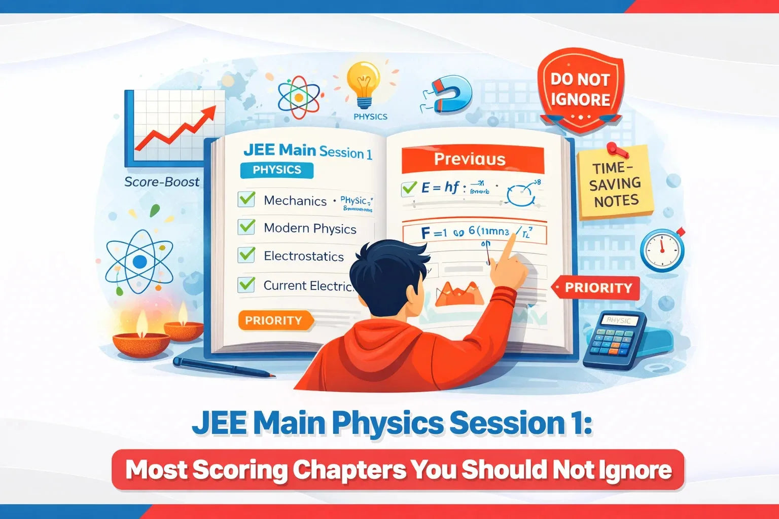 JEE Main Physics Session 1: Most Scoring Chapters You Should Not Ignore