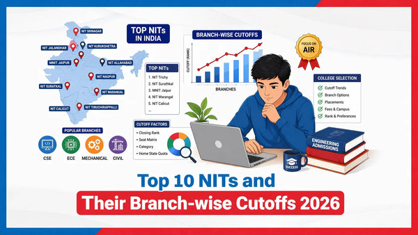 Top 10 NITs and Their Branch-wise Cutoffs 2026