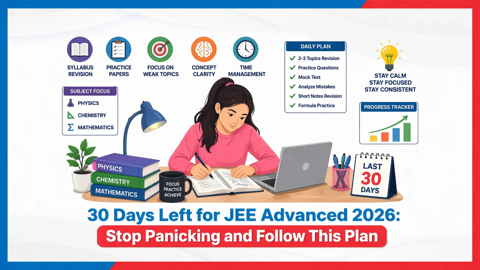 30 Days Left for JEE Advanced 2026: Stop Panicking and Follow This Plan
