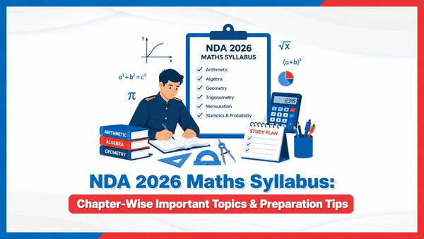 NDA 2026 Maths Syllabus: Chapter-Wise Important Topics & Preparation Tips