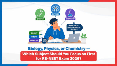 Biology, Physics, or Chemistry — Which Subject Should You Focus on First for RE-NEET Exam 2026?
