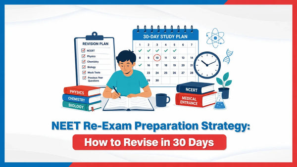 NEET Re-Exam Preparation Strategy: How to Revise in 30 Days