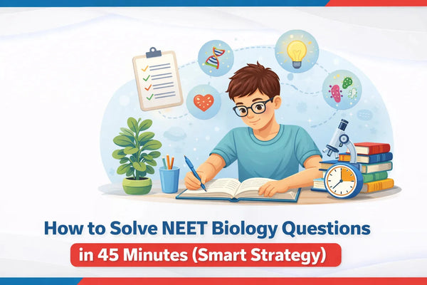 How to Solve NEET Biology Questions in 45 Minutes (Smart Strategy)