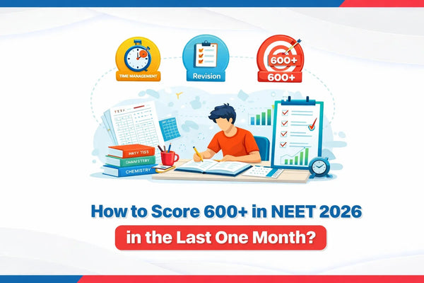 How to Score 600+ in NEET 2026 in the Last One Month? – Oswaal Books