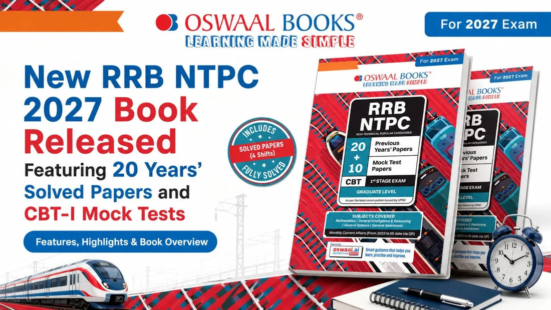 New RRB NTPC 2027 Book Released Featuring 20 Years’ Solved Papers and CBT-I Mock Tests
