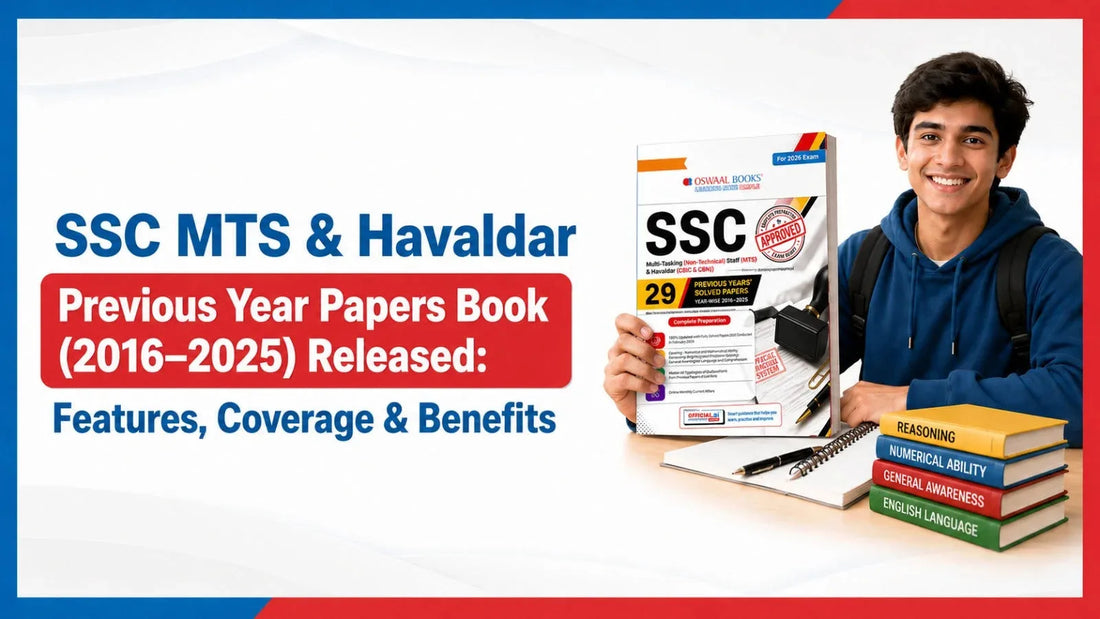 SSC MTS & Havaldar Previous Year Papers Book (2016–2025) Released: Features, Coverage & Benefits