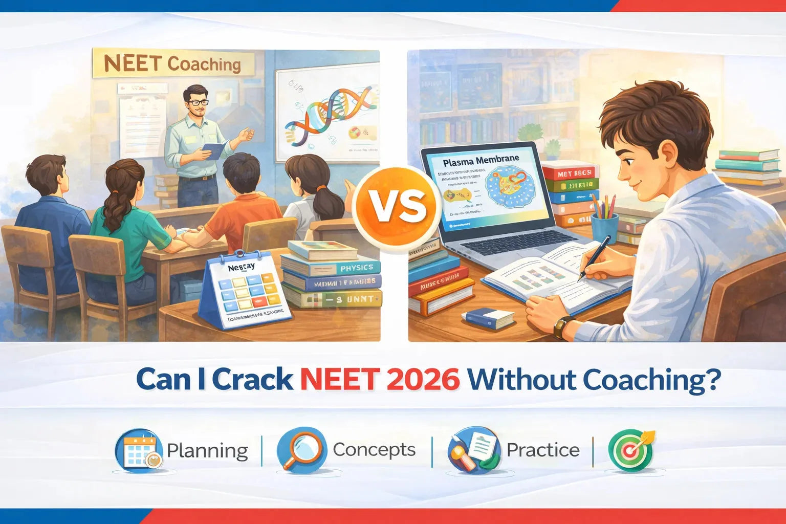 Can I Crack NEET 2026 Without Coaching?