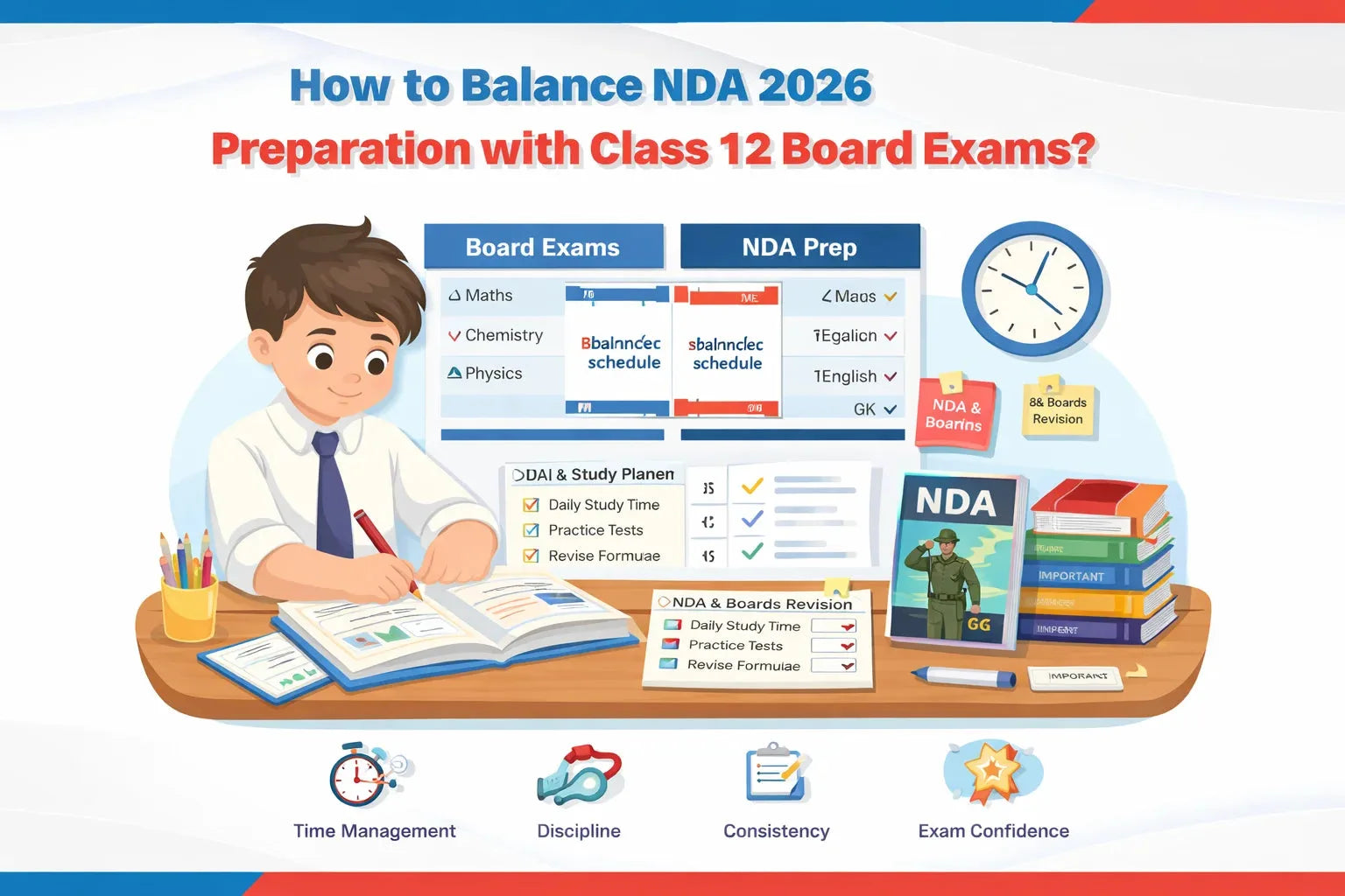How to Balance NDA 2026 Preparation with Class 12 Board Exams?