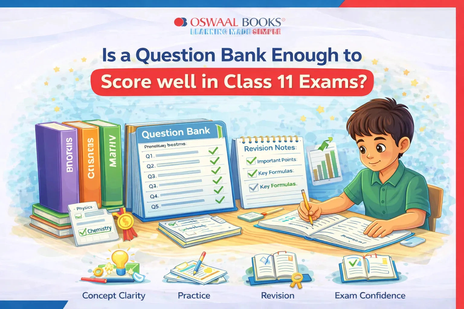 Is a Question Bank Enough to Score Well in Class 11 Exams?