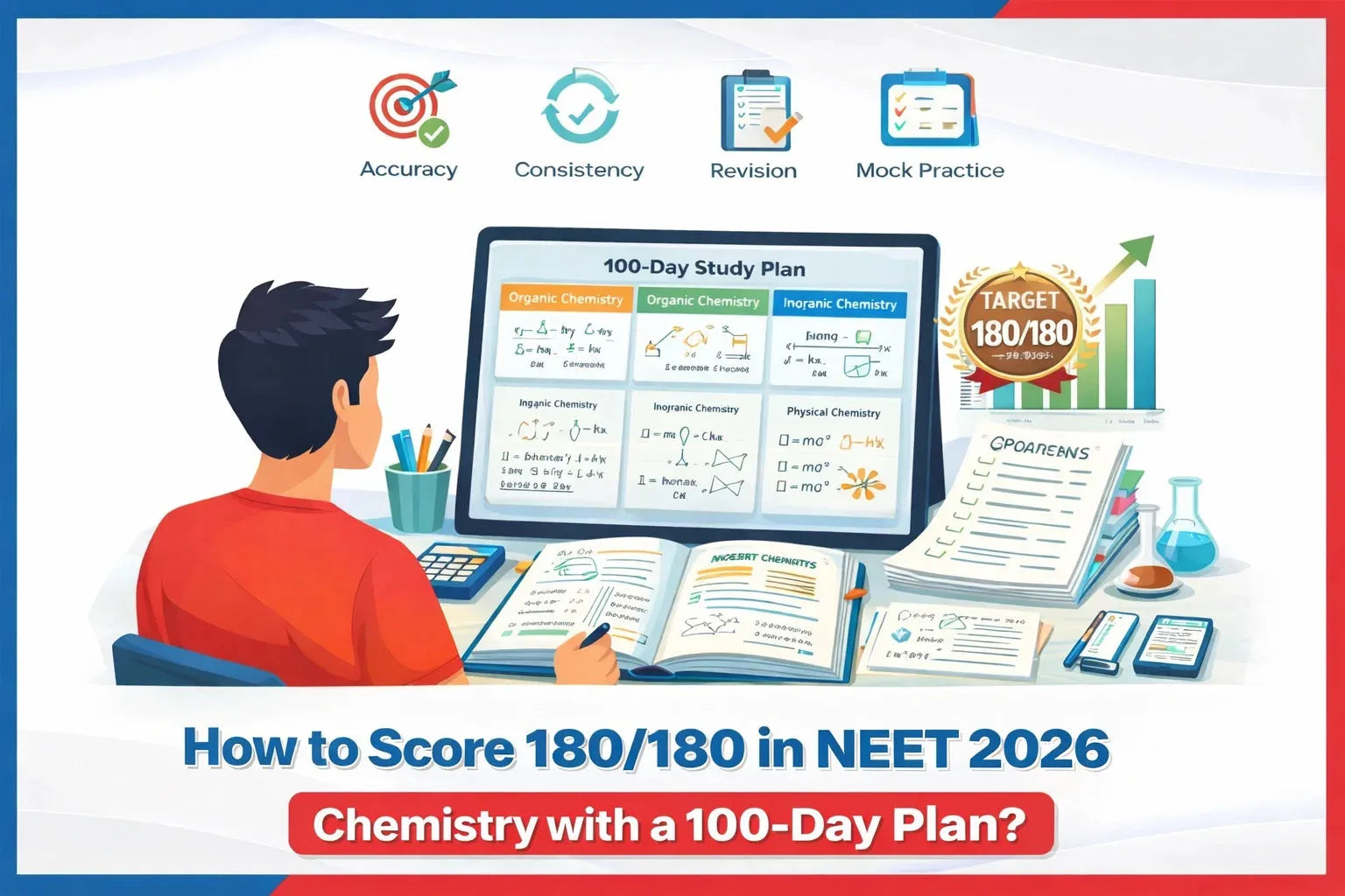 How to Score 180/180 in NEET 2026 Chemistry with a 100-Day Plan?