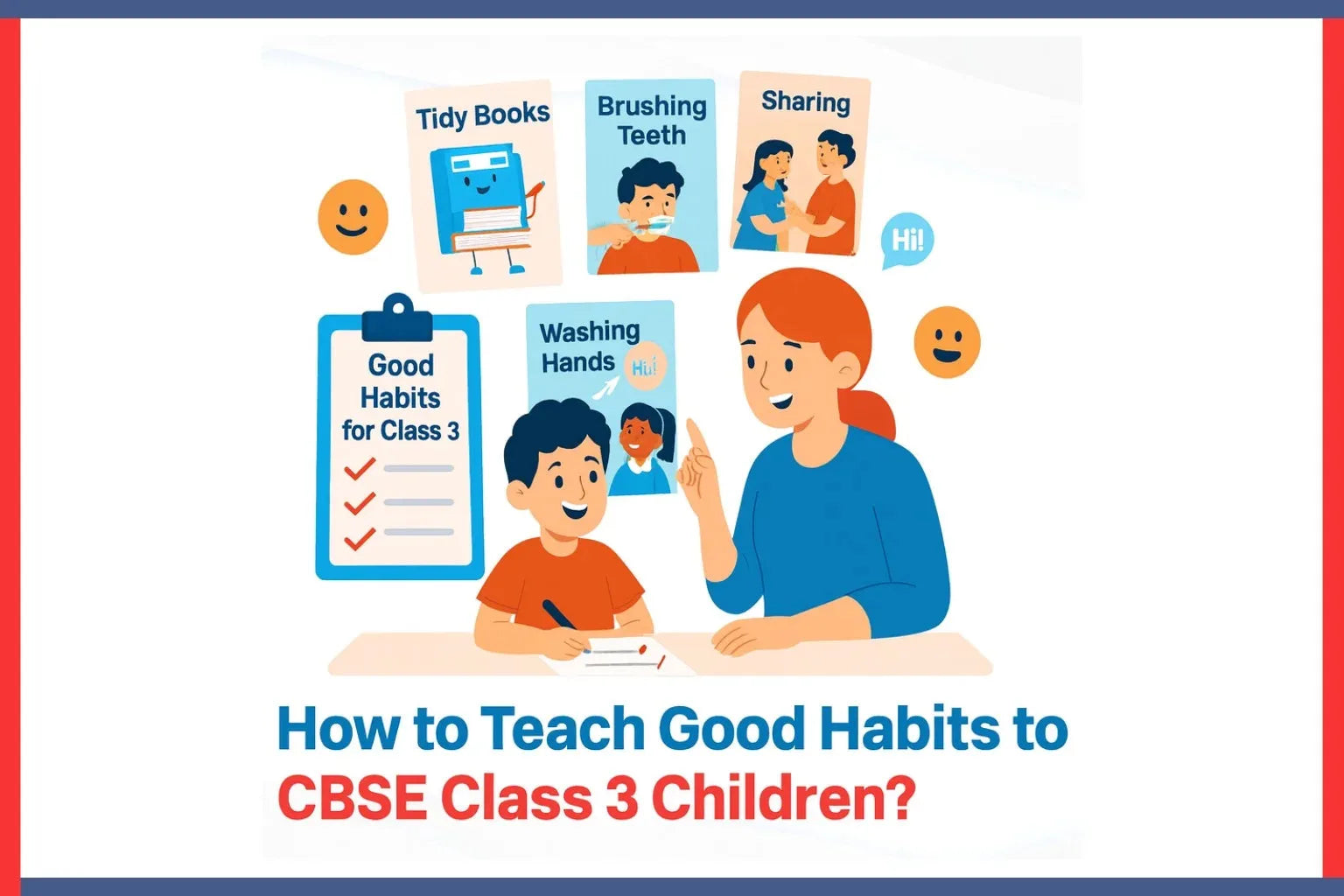 How to Teach Good Habits to CBSE Class 3 Children?