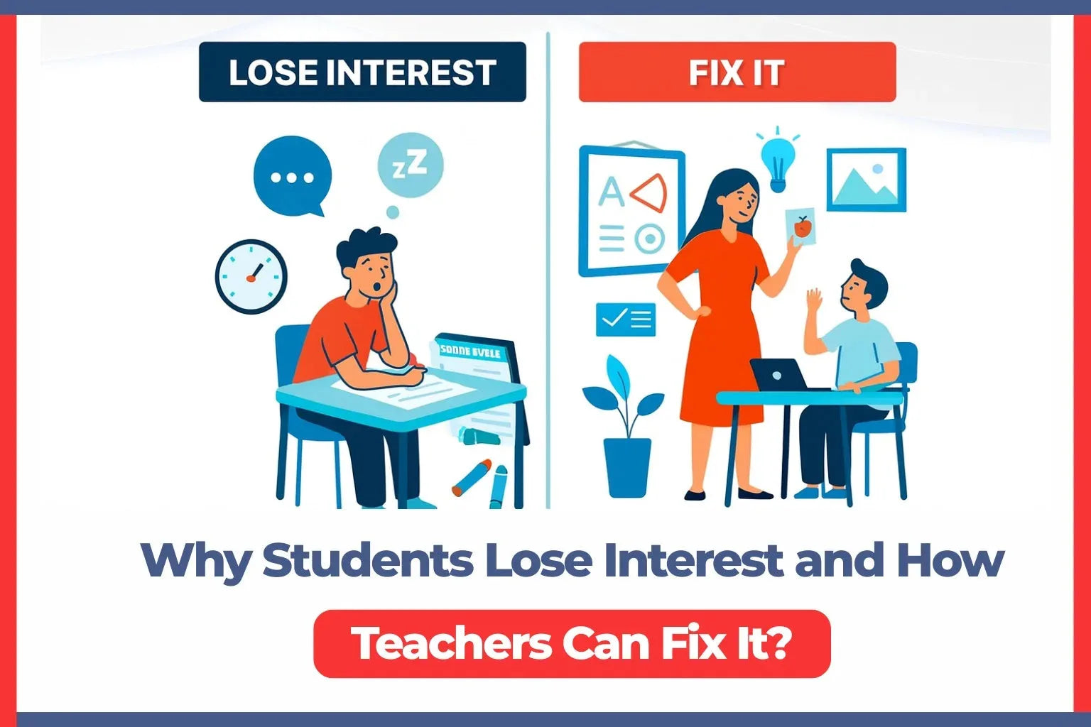 Why Students Lose Interest and How Teachers Can Fix It?