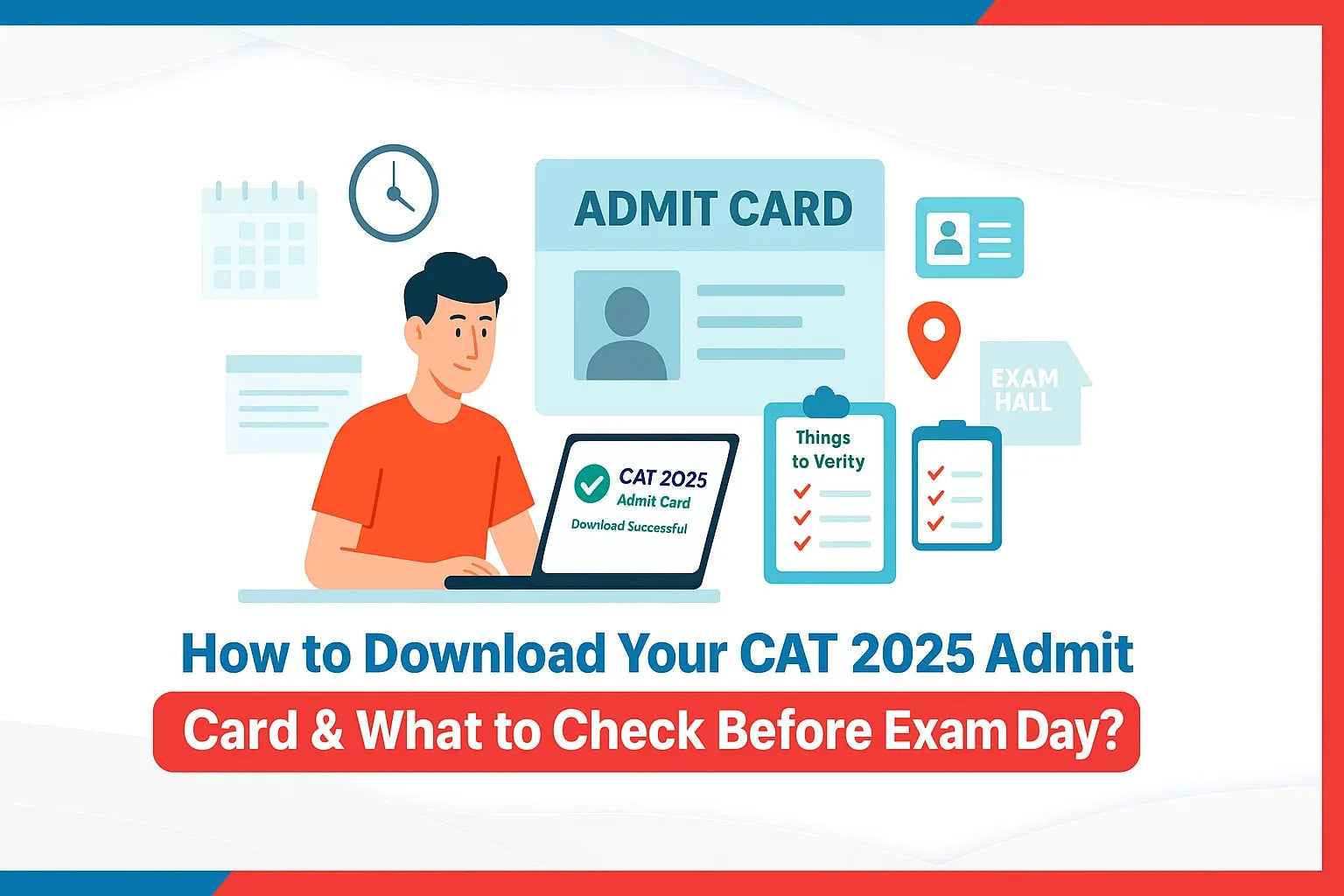How to Download Your CAT 2025 Admit Card & What to Check Before Exam Day?