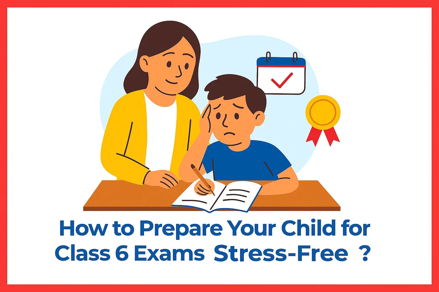 How to Prepare Your Child for Class 6 Exams Stress-Free?