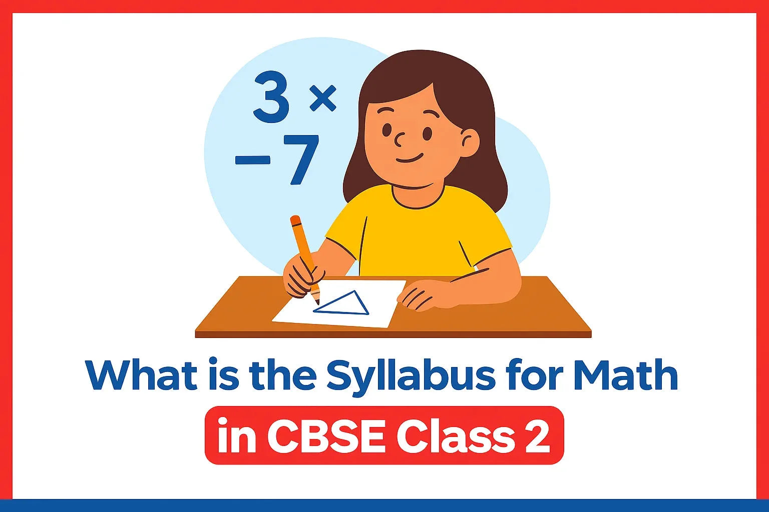 What is the Syllabus for Math in CBSE Class 2?