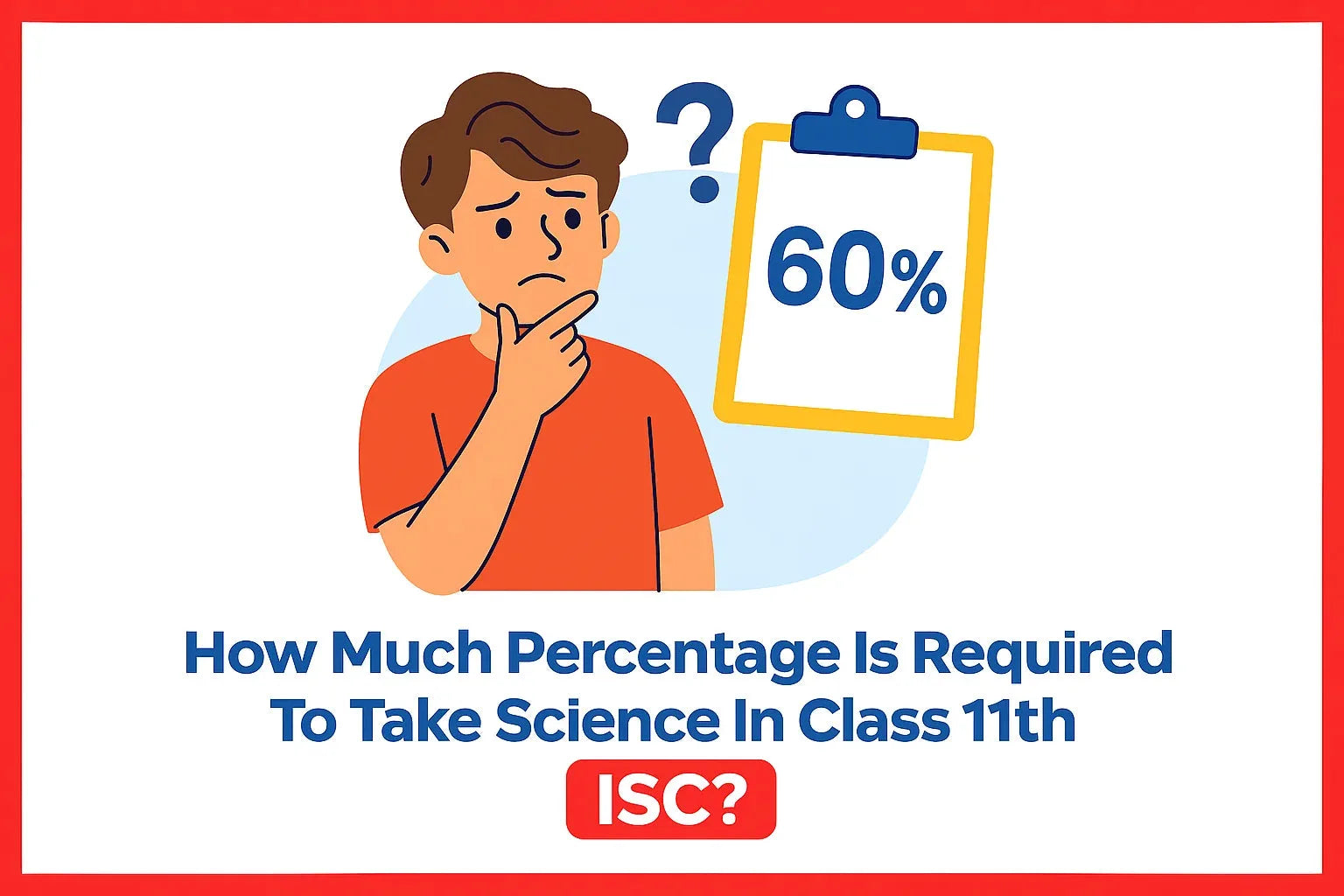 How much Percentage is Required to Take Science in Class 11th ISC?
