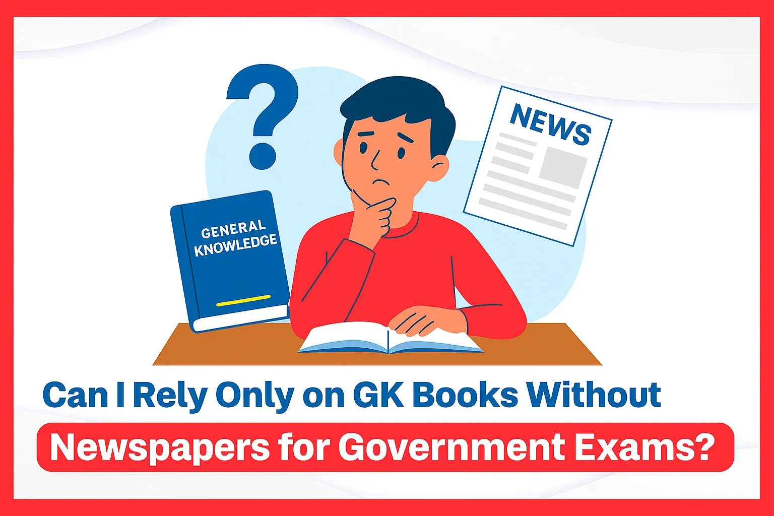 Can I Rely Only on GK Books Without Newspapers for Government Exams?