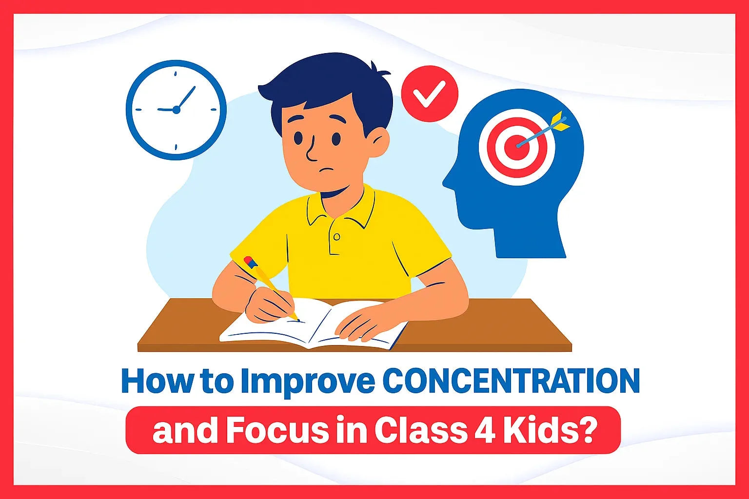 How to Improve Concentration and Focus in Class 4 Kids?