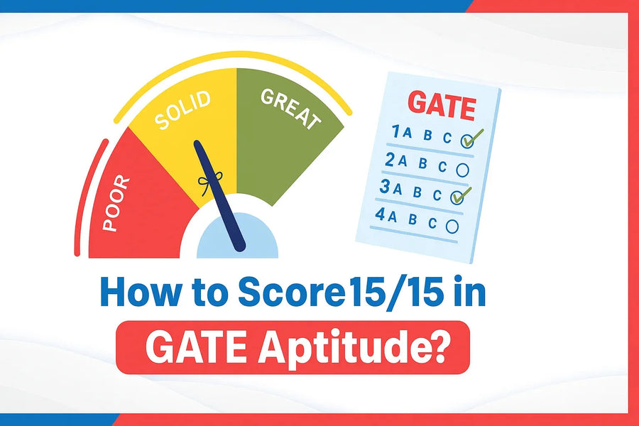 Score 15 Graph Example How to score 15/15 in GATE aptitude? - Oswaal Books