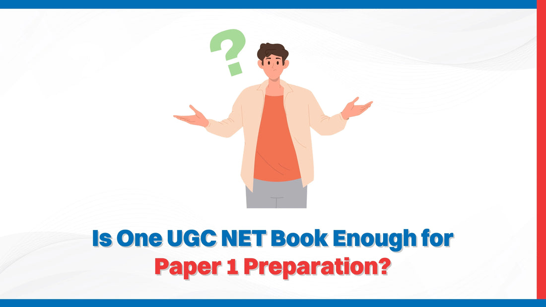 Is one UGC NET book enough for Paper 1 preparation?