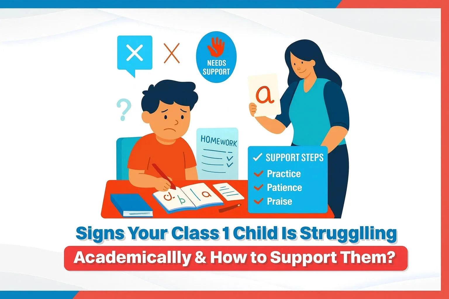 Signs Your Class 1 Child Is Struggling Academically & How to Support Them