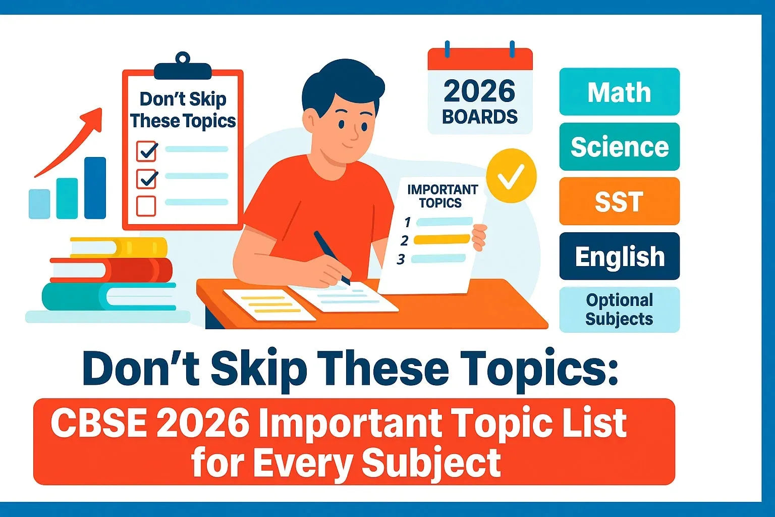 Don’t Skip These Topics: CBSE 2026 Important Topic List for Every Subject