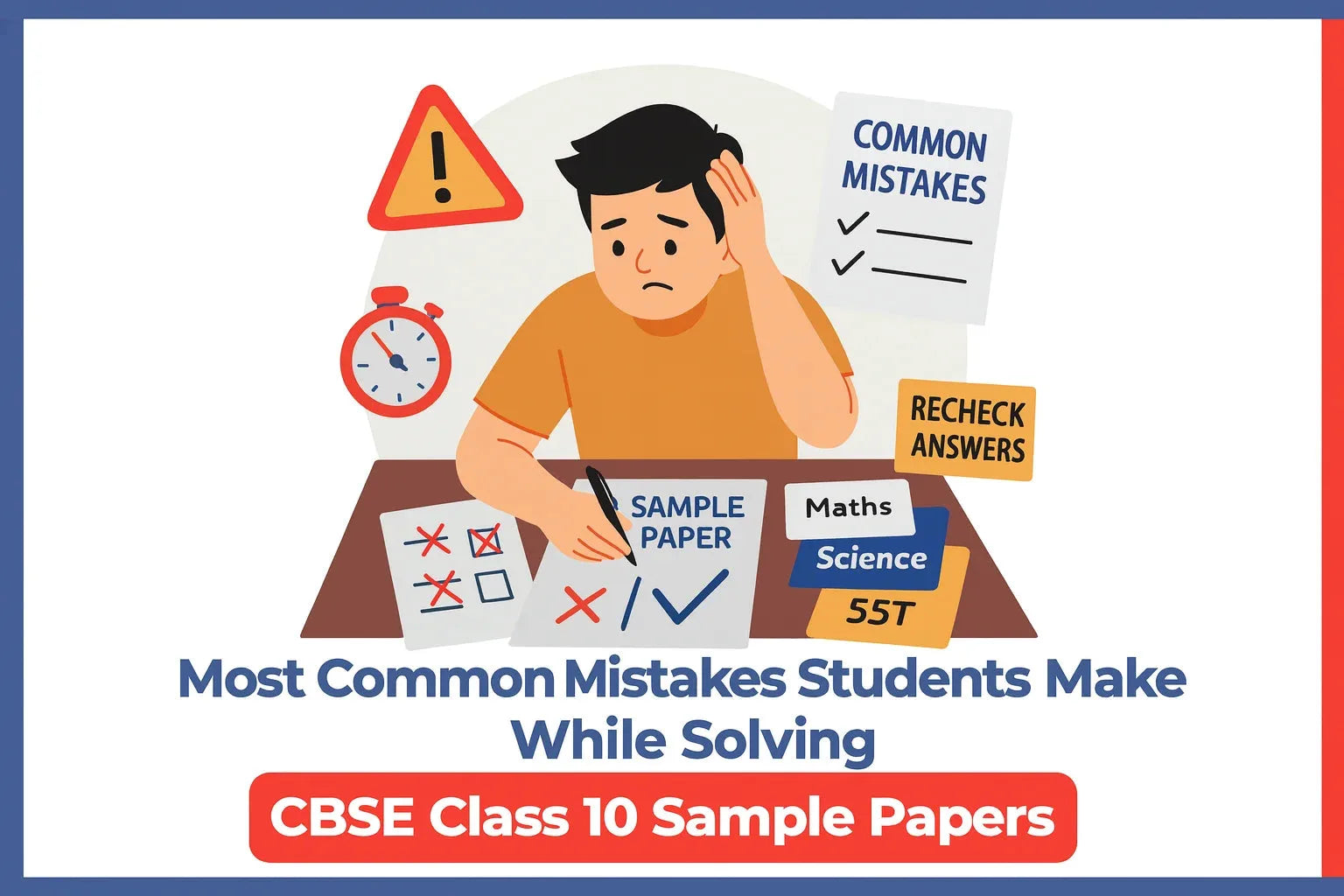 Most Common Mistakes Students Make While Solving CBSE Class 10 Sample Papers