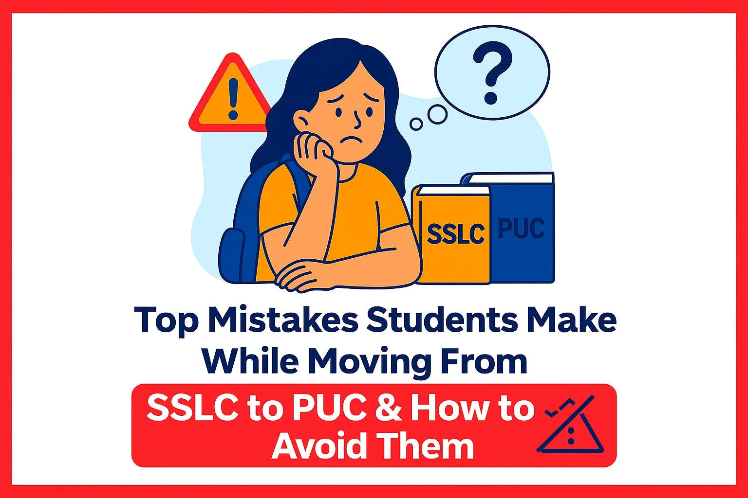 Top Mistakes Students Make While Moving from SSLC to PUC & How to Avoid Them