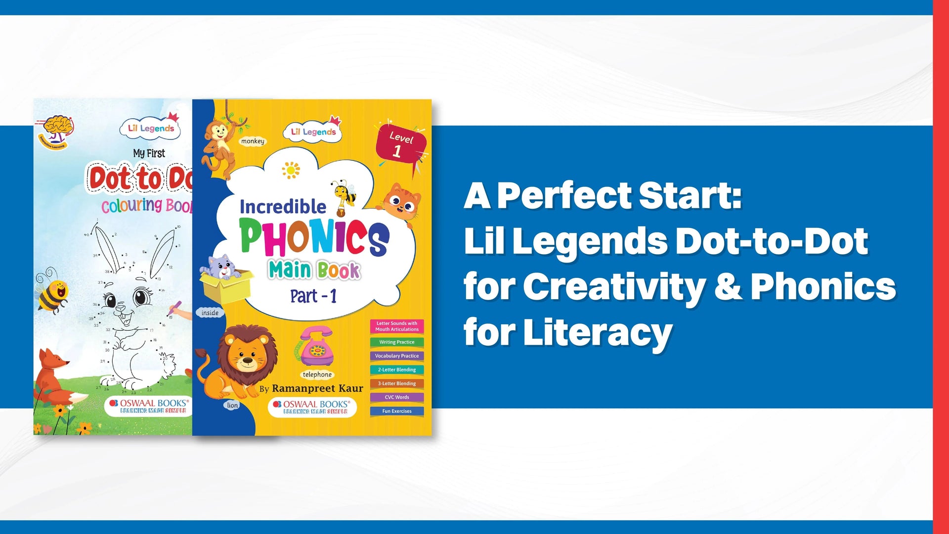 A Perfect Start: Lil Legends Dot-to-Dot for Creativity & Phonics for Literacy