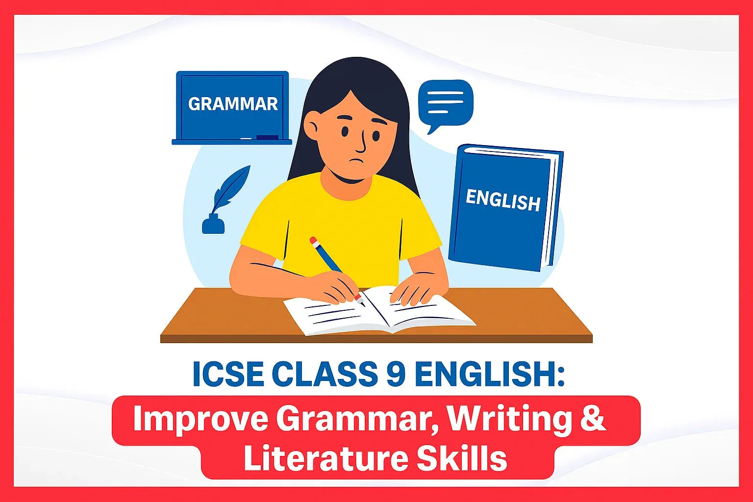 ICSE Class 9 English: Improve Grammar, Writing & Literature Skills