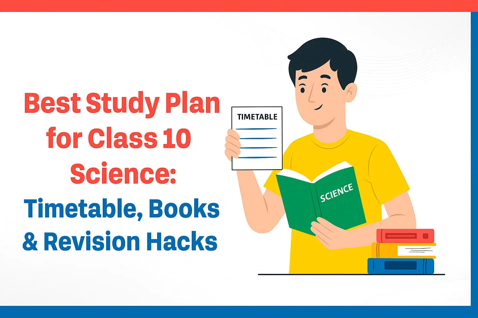 Best Study Plan for Class 10 Science: Timetable, Books & Revision Hacks