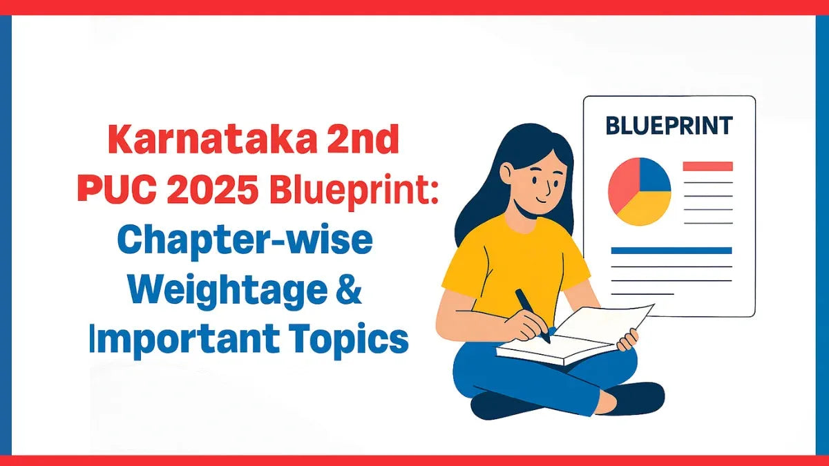 Karnataka 2nd PUC 2025 Blueprint: Chapter-wise Weightage & Important Topics