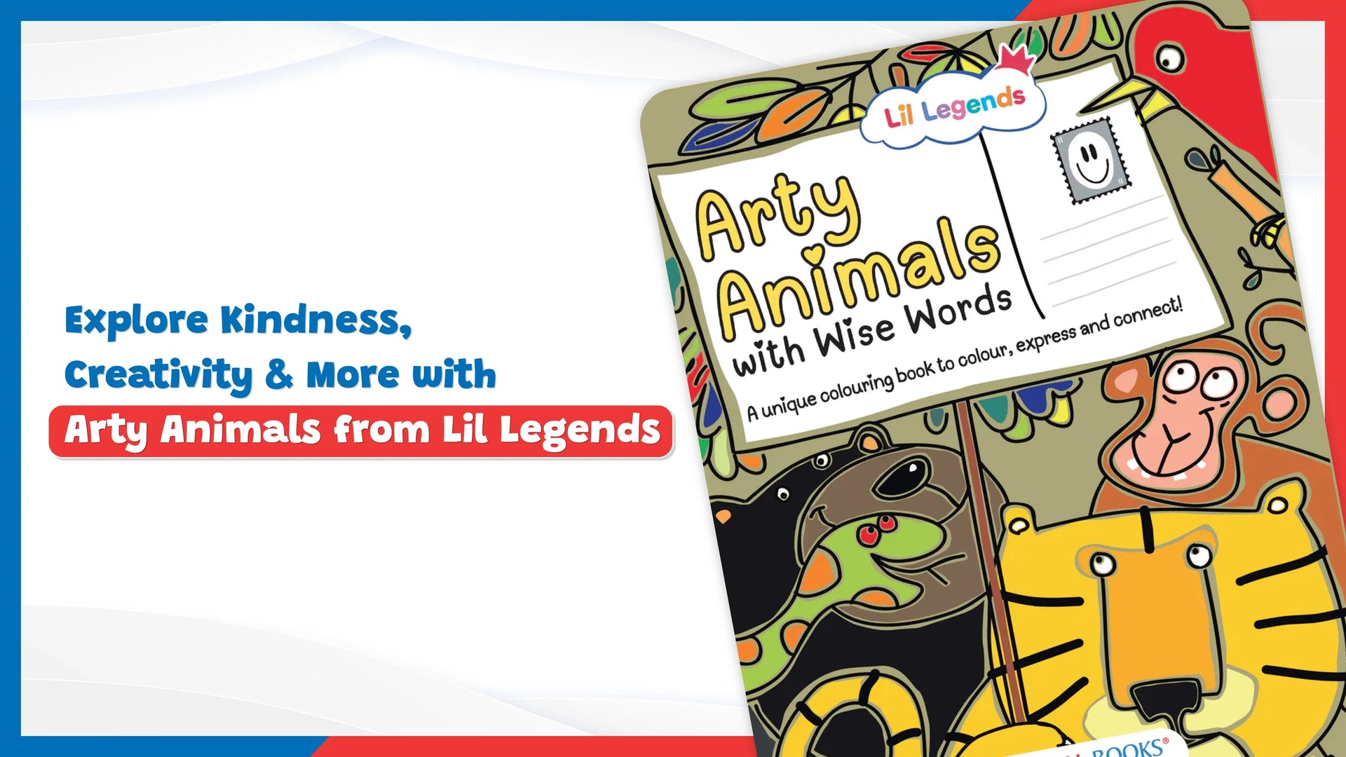Explore Kindness, Creativity & More with Arty Animals from Lil Legends