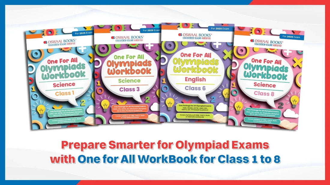 Prepare Smarter for Olympiad Exams with One for All WorkBook for Class 1 to 8