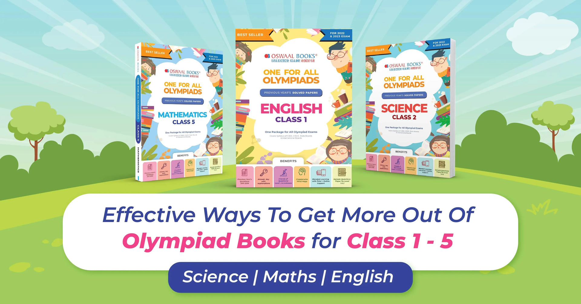 Effective Ways To Get More Out of Olympiad Books for Class 1-5 | Science | Maths | English