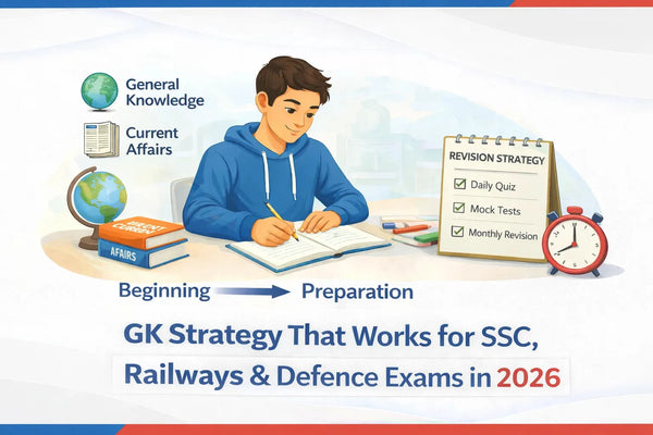 GK Strategy That Works for SSC, Railways & Defence Exams in 2026